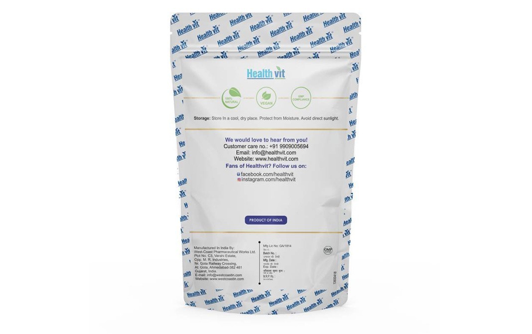 Health Vit Grape Powder (Vitis Vinifera)   Pack  100 grams